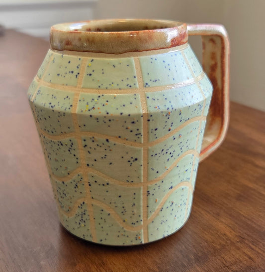 Groove Mug (Mint Speck)