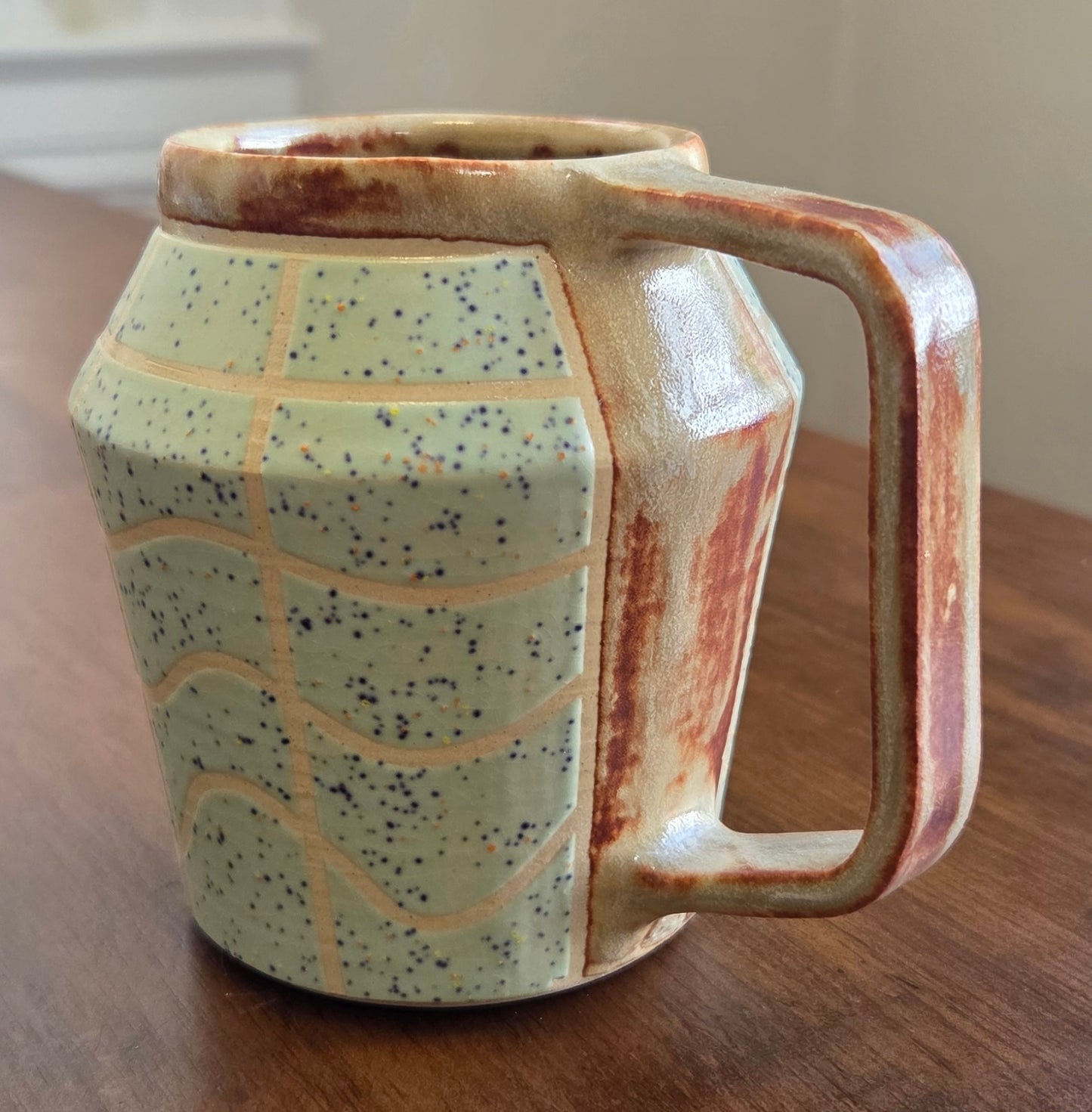 Groove Mug (Mint Speck)